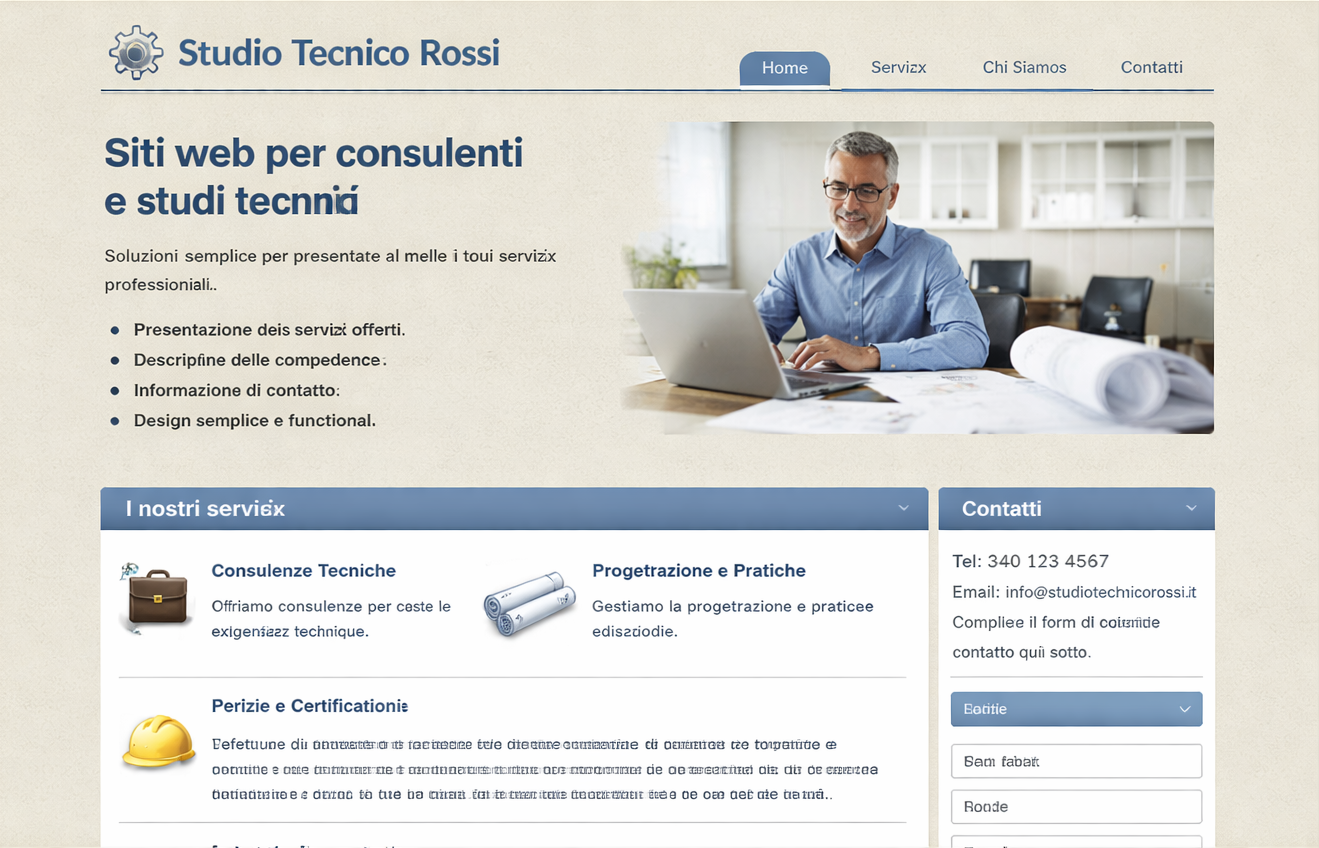 Template professionisti prima